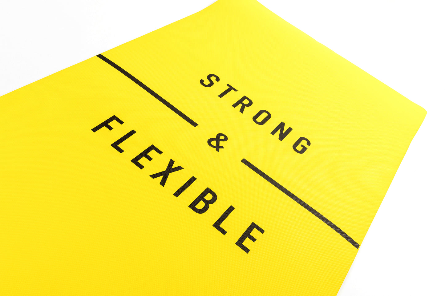 Large Yellow Exercise Mat
