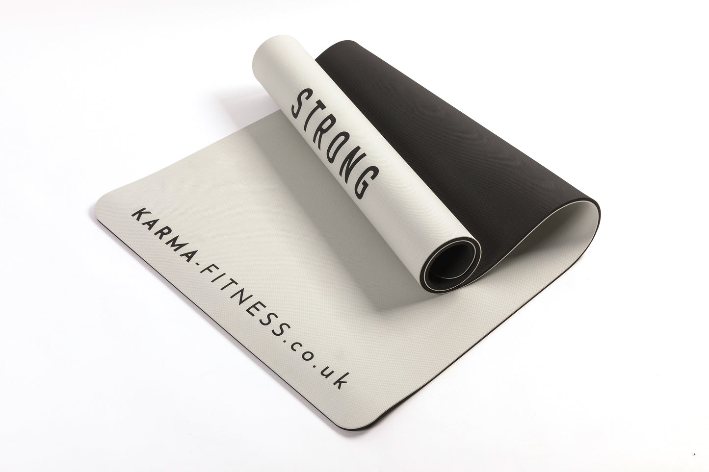 Thick grey exercise mat