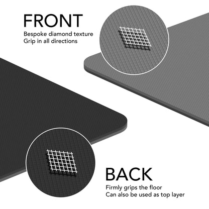 Large Exercise Mat - Extra Wide & Thick Yoga Mat - Karma - Fitness.co.uk