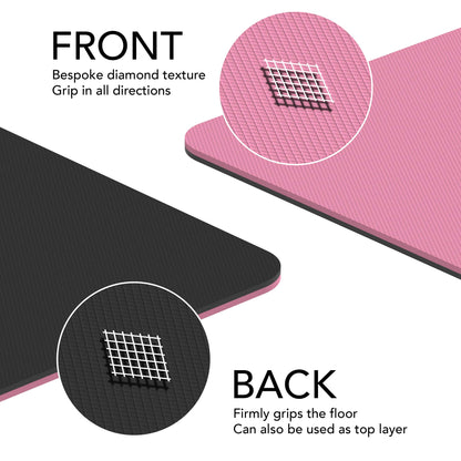 Large Exercise Mat - Extra Wide & Thick Yoga Mat - Karma - Fitness.co.uk