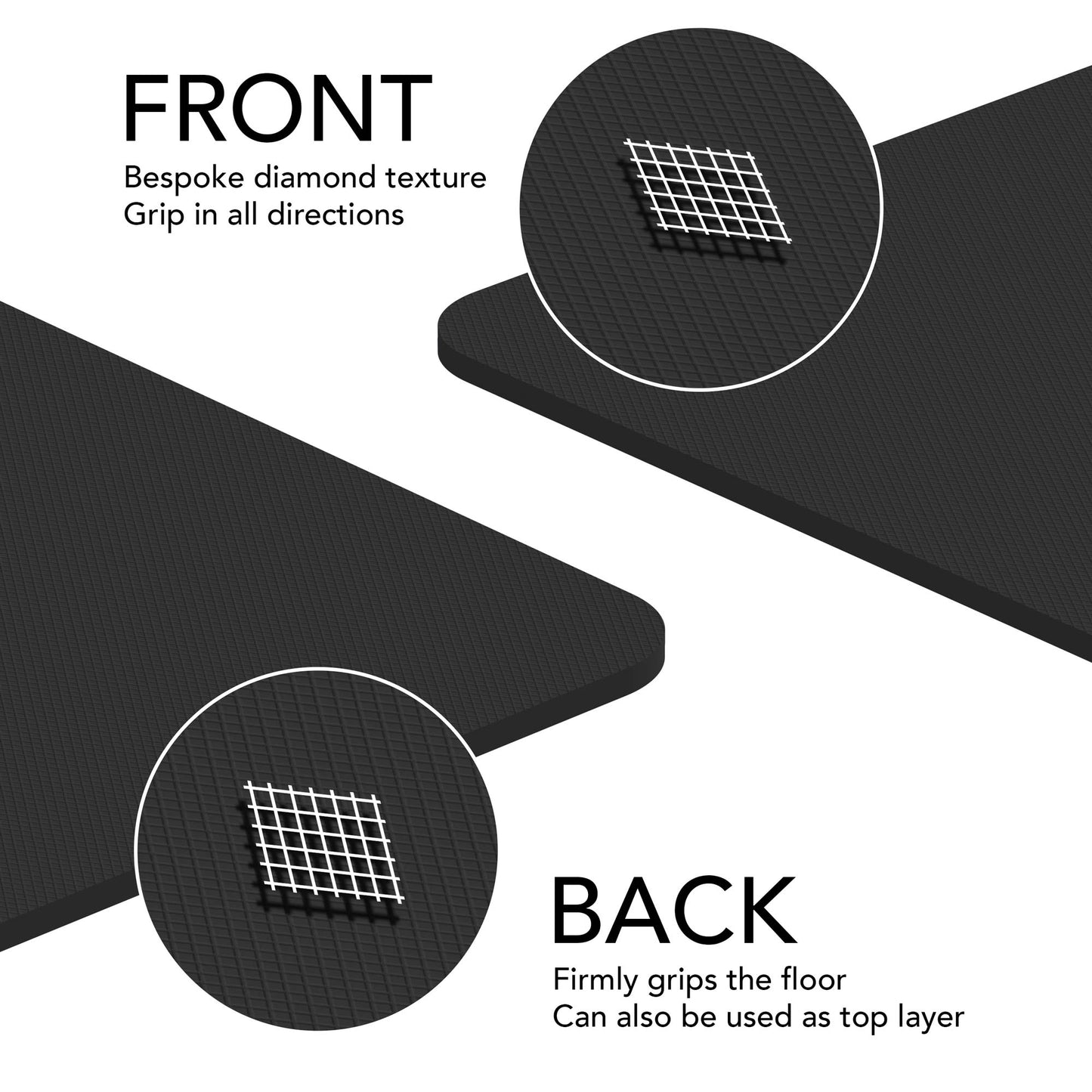 Large Exercise Mat - Extra Wide & Thick Yoga Mat - Karma - Fitness.co.uk