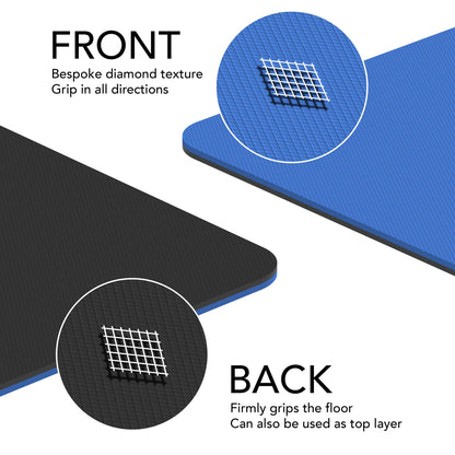 Large Exercise Mat - Extra Wide & Thick Yoga Mat - Karma - Fitness.co.uk