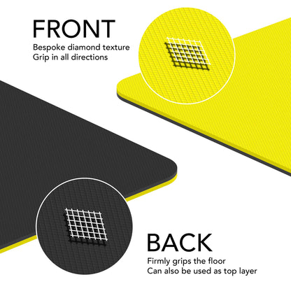 Large Exercise Mat - Extra Wide & Thick Yoga Mat - Karma - Fitness.co.uk