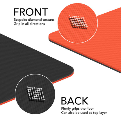 Large Exercise Mat - Extra Wide & Thick Yoga Mat - Karma - Fitness.co.uk