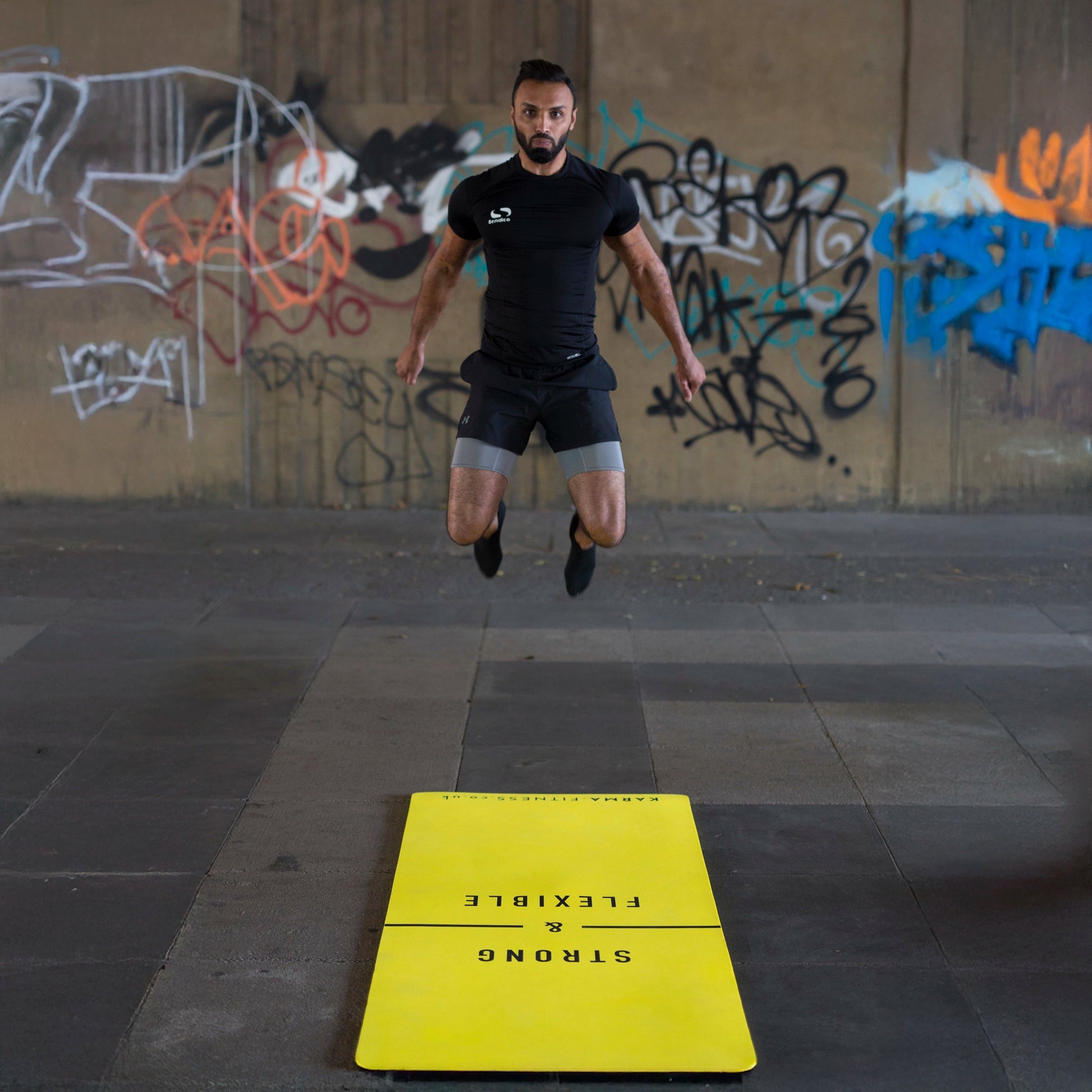 Large Exercise Mat - Extra Wide & Thick Yoga Mat - Karma - Fitness.co.uk