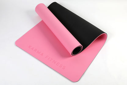 'STRONG & FLEXIBLE' Thick Exercise Workout Mat - Extra Wide