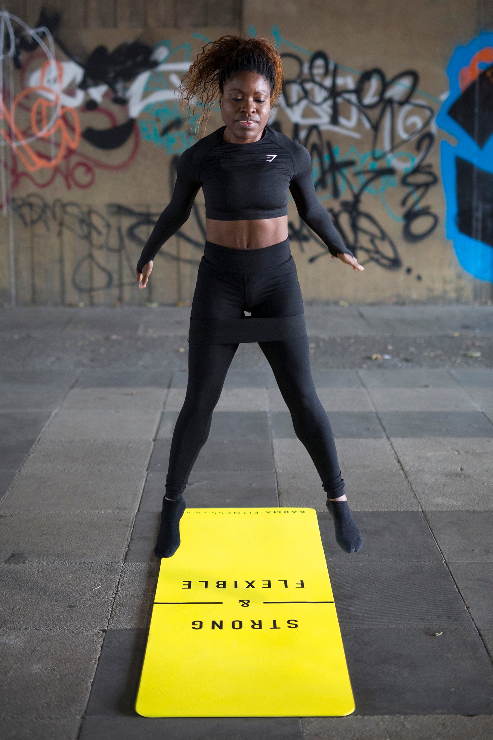 Large Exercise Mat - Extra Thick Yoga Mat 'Strong & Flexible' – Karma- Fitness.co.uk