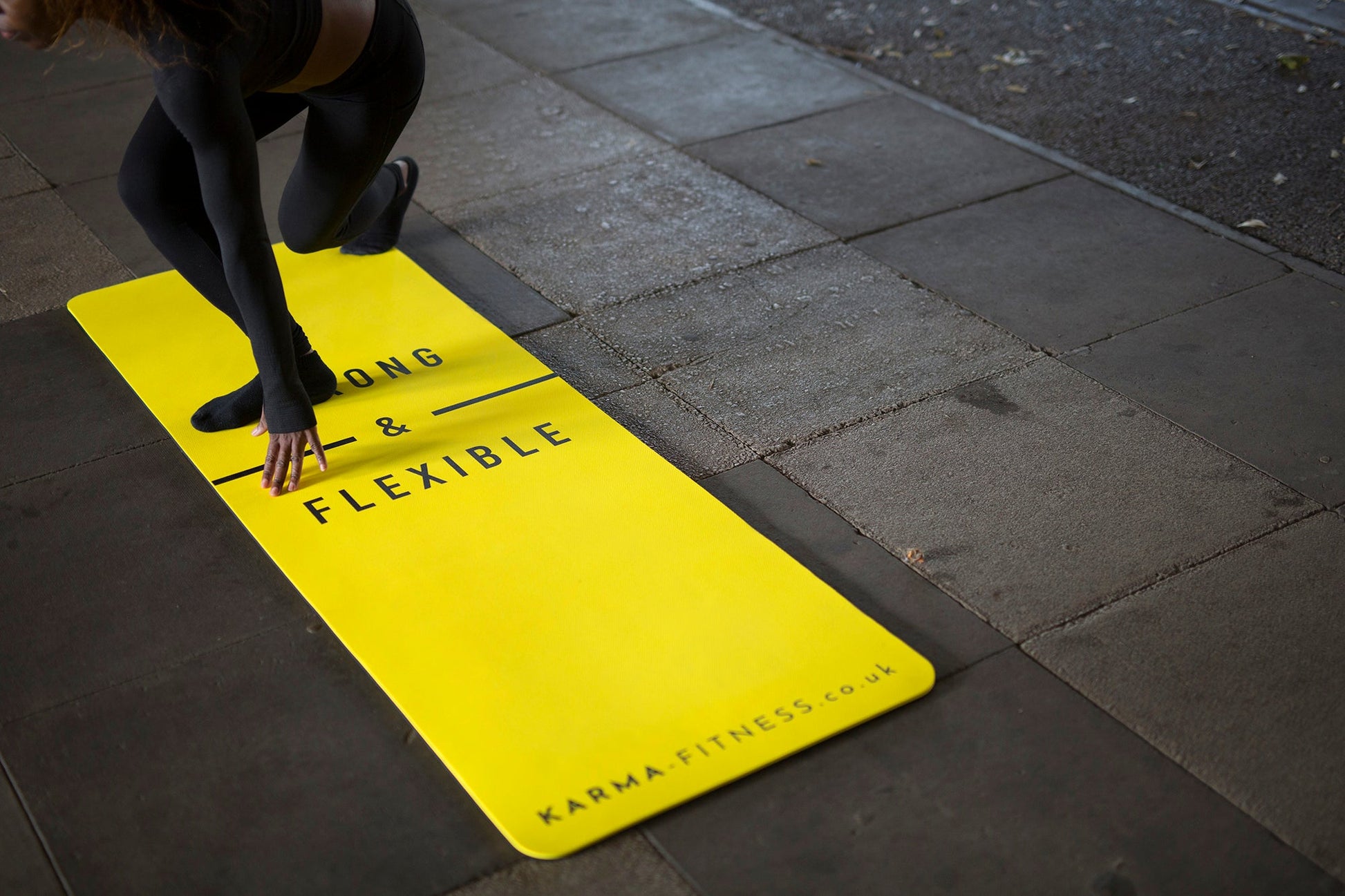 Standard Exercise Mat - Extra Thick Yoga Mat - Karma - Fitness.co.uk